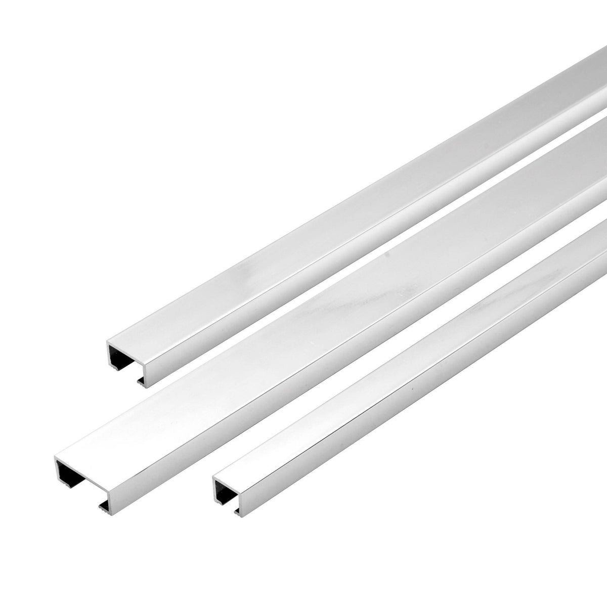 Listelliprofil DURALIS Aluminium hochglanzeloxiert silber 8mm 250cm