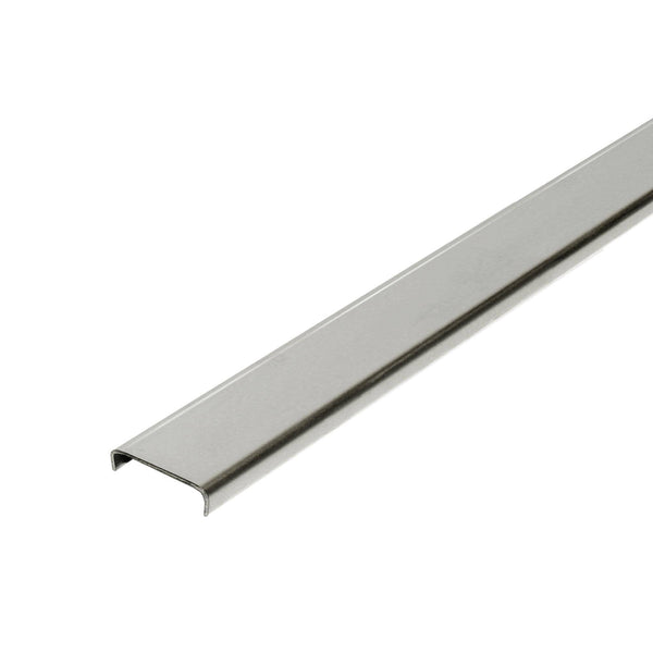 Listelliprofil DURALIS Edelstahl (V2A/304) poliert mit Schutzfolie 6mm 250cm