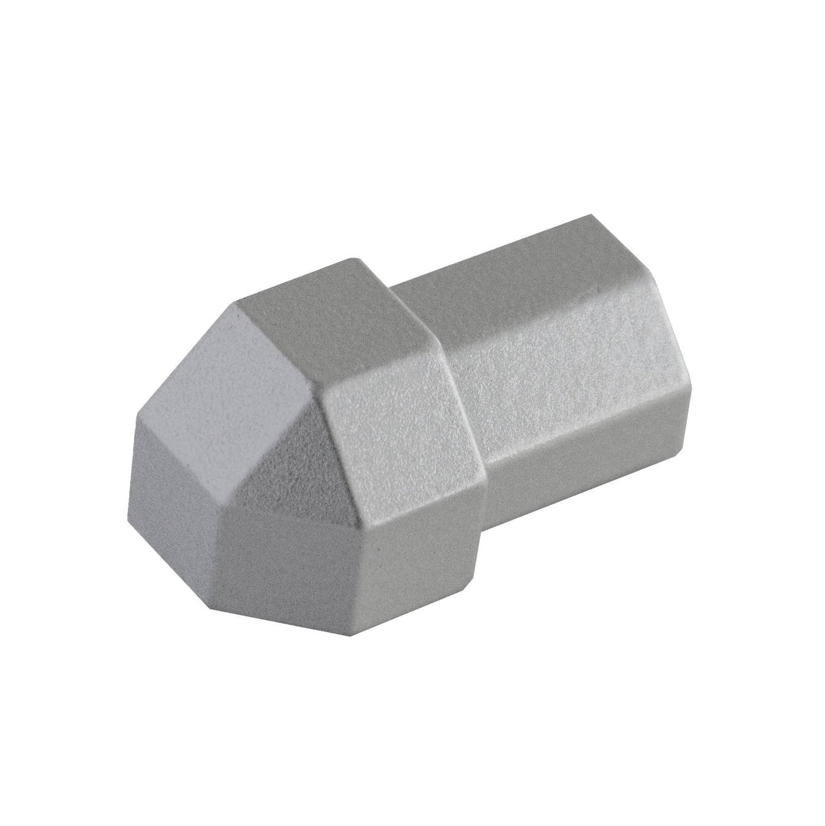 DURAL outside corner DURAPLUS DIAMOND die-cast metal powder-coated concrete grey RAL 0006500 9mm