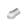 DURAL Angle extérieur DURAPLUS DIAMOND métal coulé sous pression argent 10mm
