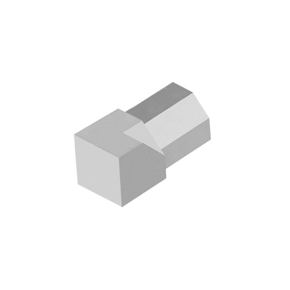 Angle intérieur DURAL DURAPLUS DIAMOND métal coulé sous pression argent 10mm