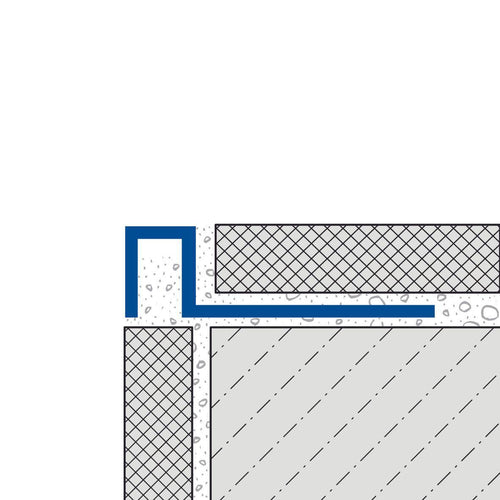 Abschlussprofil DURAPLUS Messing silber verchromt 9mm 250cm