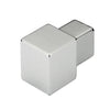 Innen- und Außenecke DURAPLUS Messing silber verchromt 9mm