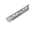 Abschlussprofil DURAPLUS Messing silber verchromt 12,5mm 250cm