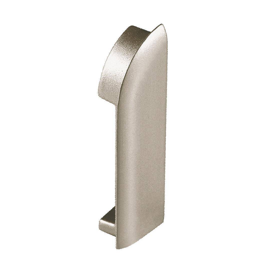 DURAL eindkap rechts DURASTEP DP gegoten metaal geanodiseerd titanium 11mm
