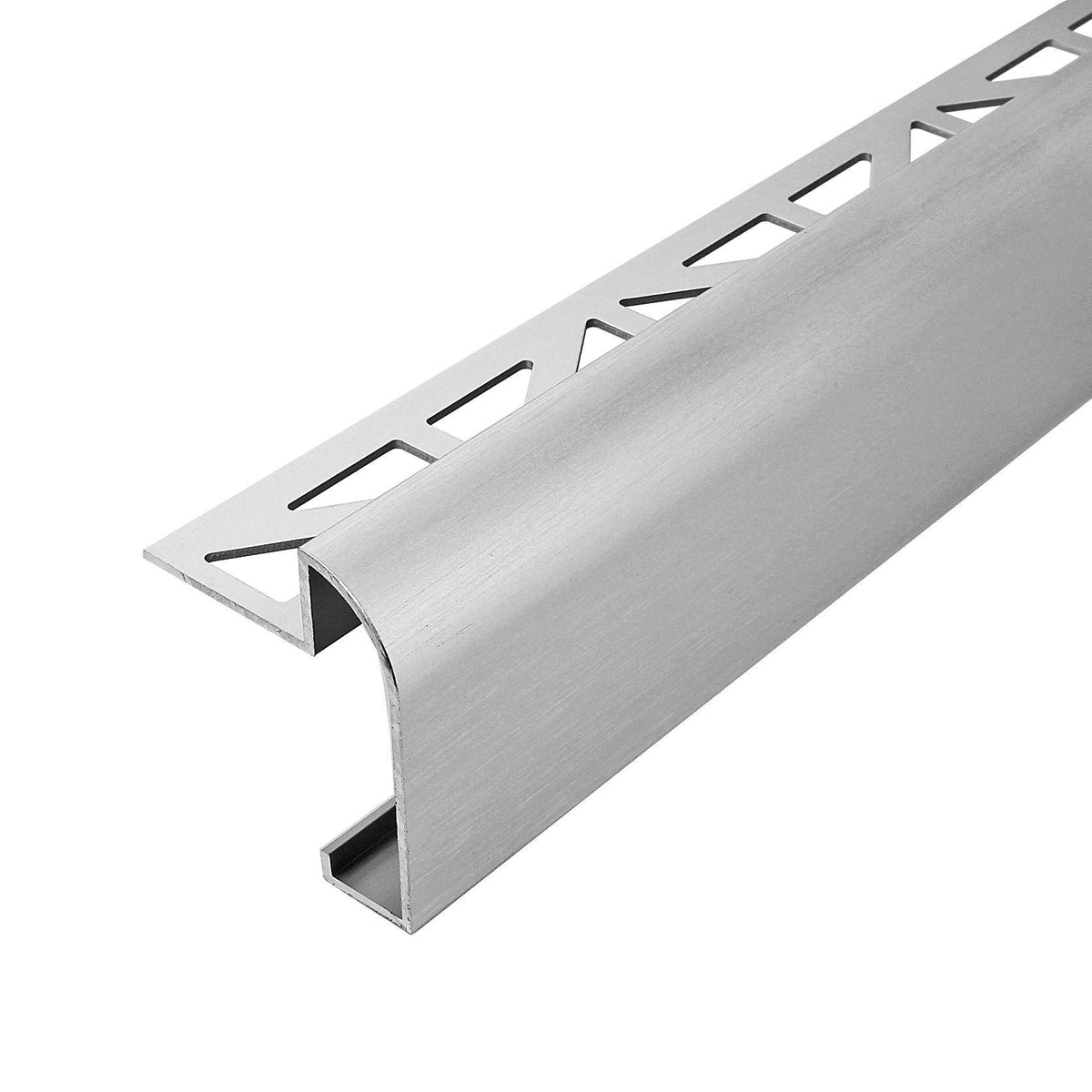 Arbeitsplattenprofil DURASTEP DP Aluminium silber Feinschliff 13,5mm 250cm