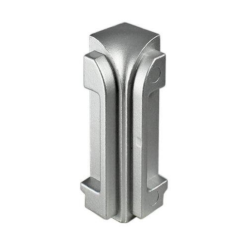 Innenecke DURASTEP DP Metalldruckguss eloxiert silber 11mm