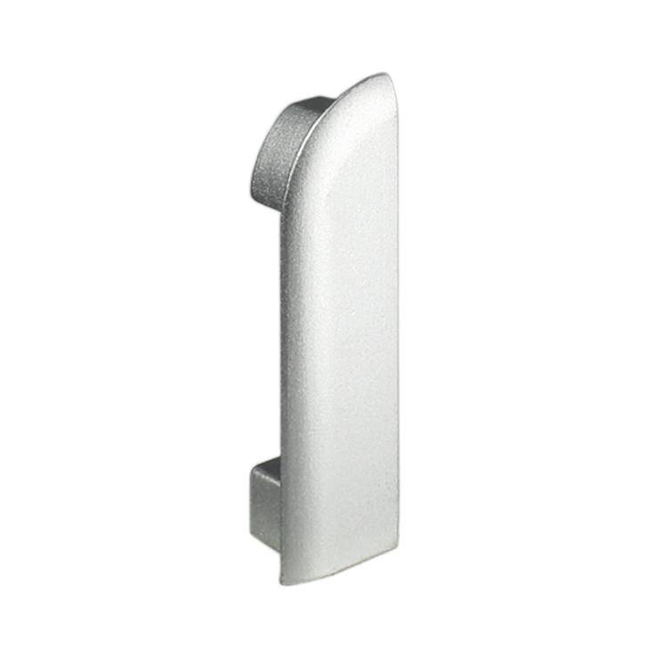 DURAL end cap right DURASTEP DP metal die-cast silver 9mm