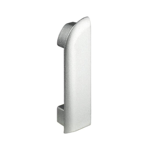 DURAL Embout gauche DURASTEP DP aluminium argenté fin 13,5mm
