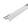 Treppenstufenprofil DURASTEP SOLID Edelstahl (V2A/304) natur 9mm 250cm