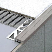 DURAL Profilé pour marches d'escalier DURASTEP STANDARD Aluminium gris 9mm 250cm
