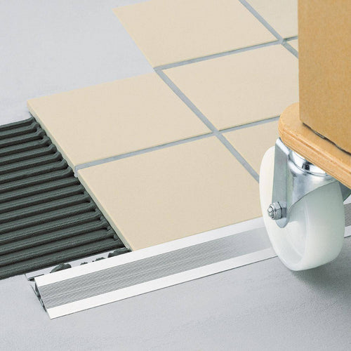 Profilé de compensation DURAL DURATRANS aluminium anodisé argent 12,5mm 250cm