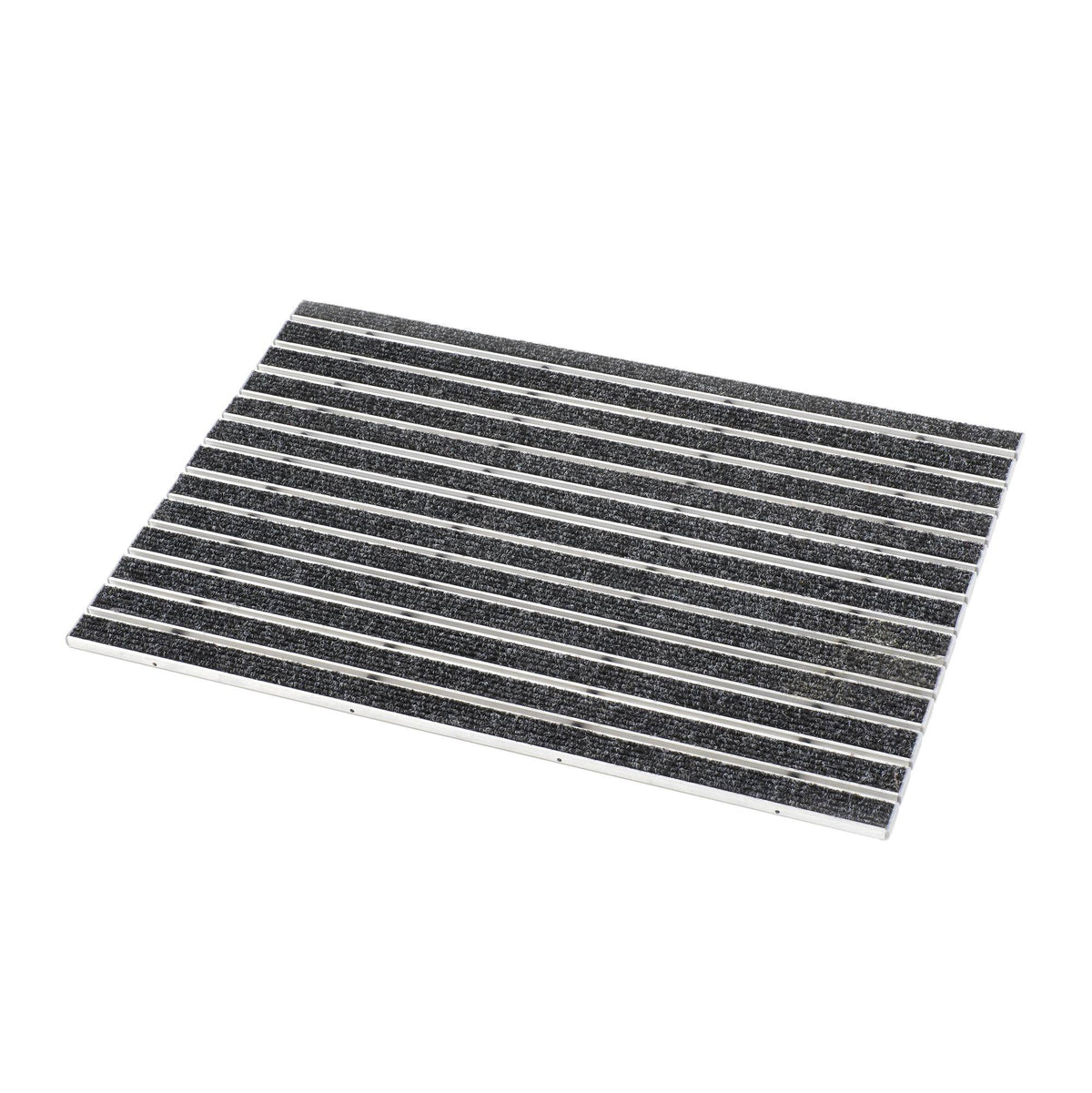 Fertigmatten Rips DURAWAY STANDARD Aluminium schwarz (33) 80x60cm 10mm