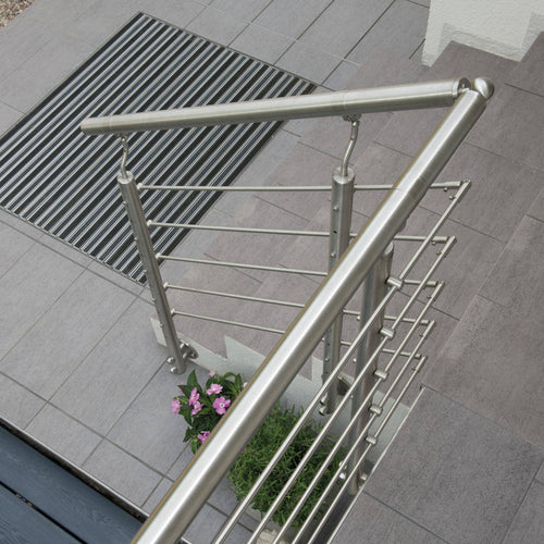 Fertigmatten Rips DURAWAY STANDARD Aluminium schwarz (33) 60x40cm 10mm