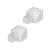 DURAL inside corner DURONDELL aluminium powder coated white 6mm