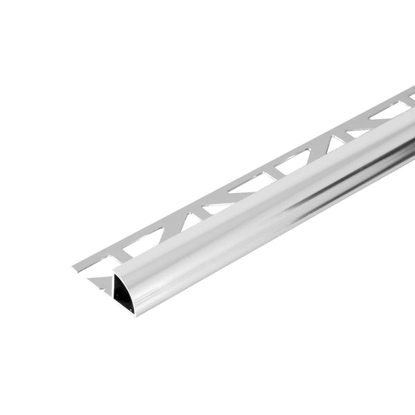 Viertelkreisprofil DURONDELL Aluminium hochglanzeloxiert silber 6mm  300cm