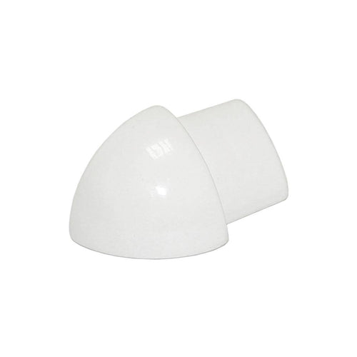 Außenecke DURONDELL Aluminium pulverbeschichtet weiß 10,03mm