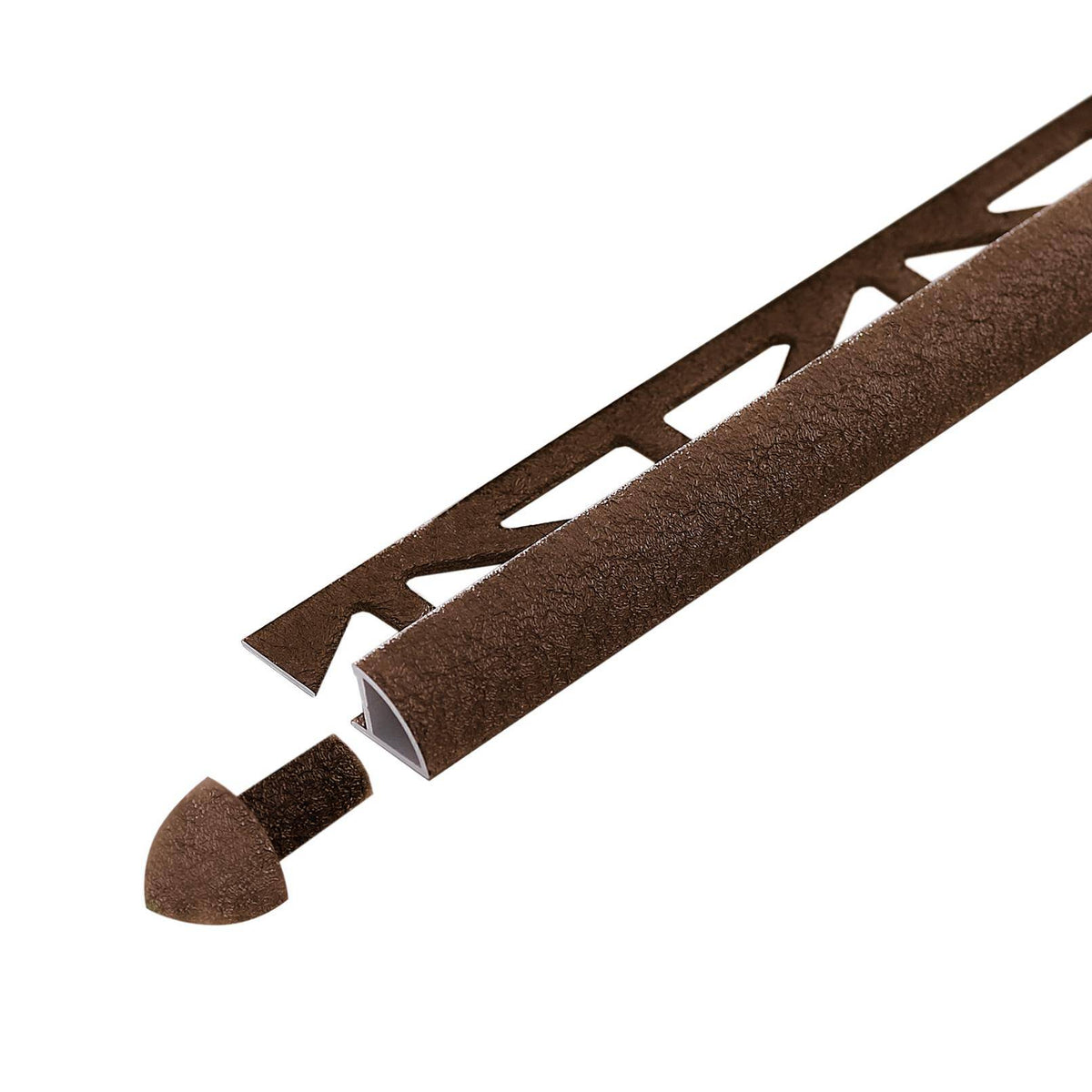 Außenecke DURONDELL Aluminium strukturbeschichtet braun 10mm