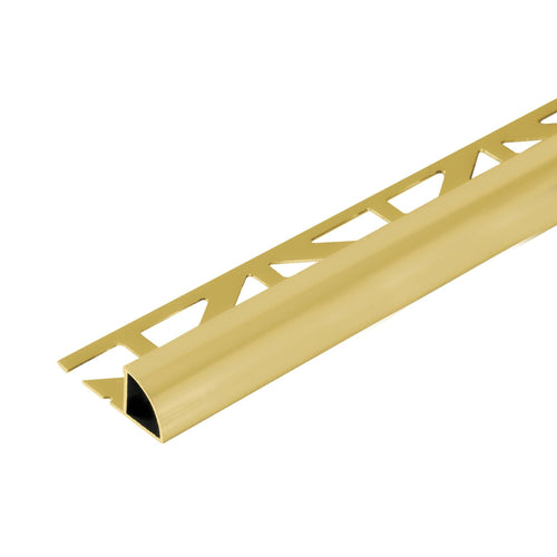 Viertelkreisprofil DURONDELL Aluminium eloxiert gold 10mm 250cm