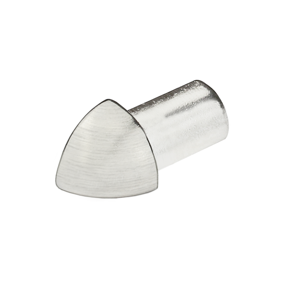 Angle extérieur DURAL DURONDELL métal coulé sous pression brossé 12,5mm