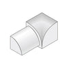 Angle intérieur DURAL DURONDELL métal coulé sous pression brossé 10mm