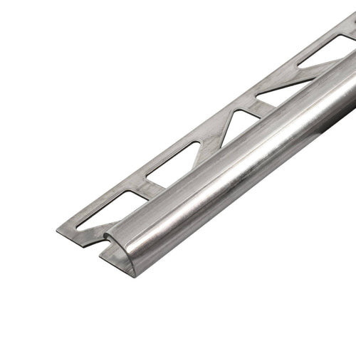 Viertelkreisprofil DURONDELL Edelstahl (V2A/304) silber natur 6mm 250cm
