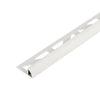 DURAL kwartcirkelprofiel DURONDELL PVC wit 123mm 300cm