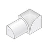 Innenecke DURONDELL PVC silbergrau 8mm