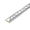 Winkelprofil DUROSOL 5MIL Messing silber verchromt 9mm 250cm