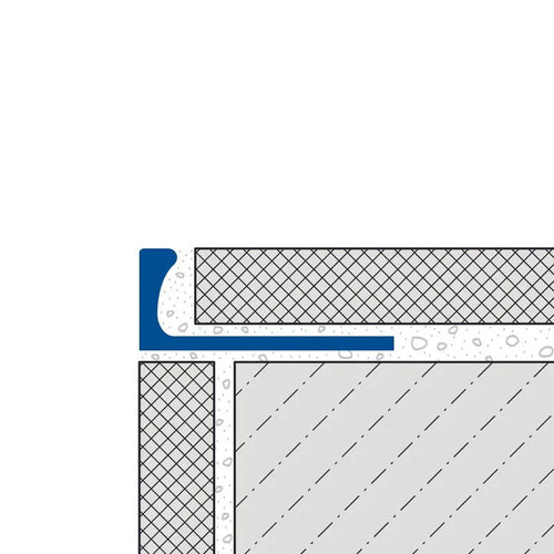 DURAL angle profile DUROSOL aluminum powder coated anthracite RAL 7016 22mm 250cm