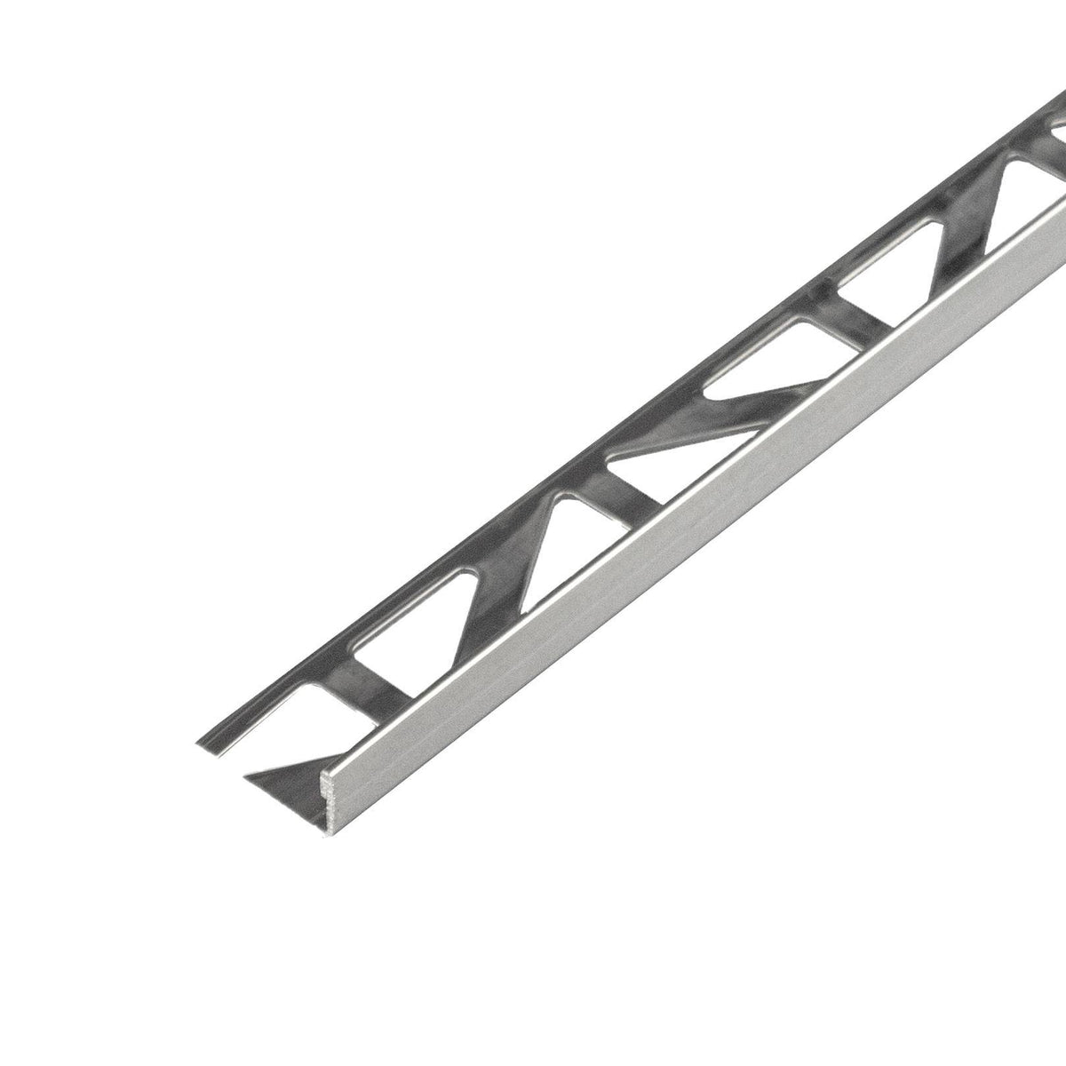 Winkelprofil DUROSOL Edelstahl (V2A/304) hochglanzpoliert mit Schutzfolie 6mm 250cm