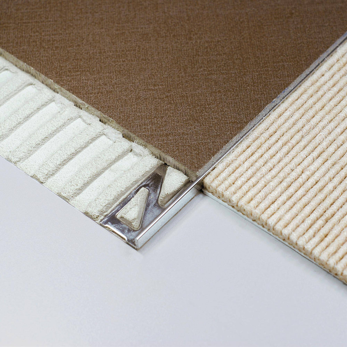 Cornière DURAL DUROSOL acier inoxydable (V4A/316L) naturel 12,5mm 250cm