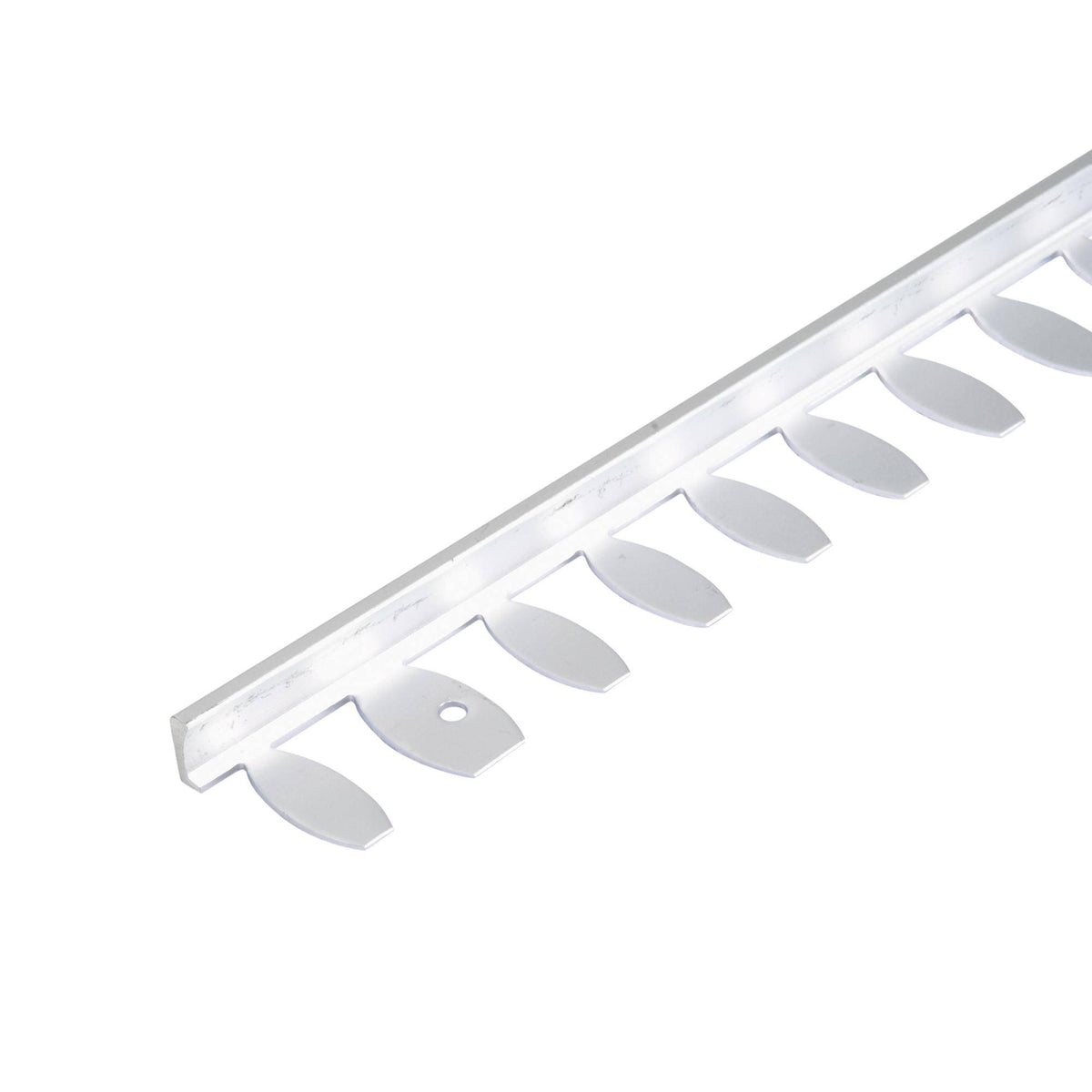 Winkelprofil zum Biegen DUROSOL Aluminium eloxiert silber 2mm 250cm