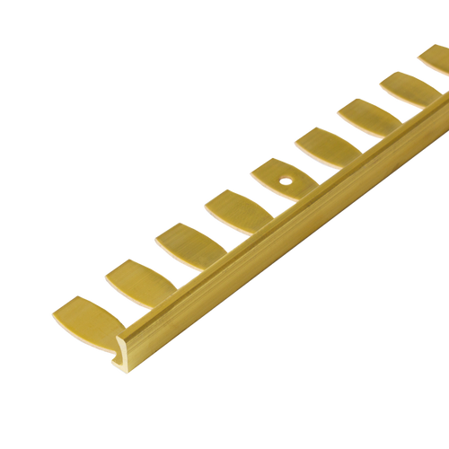 DURAL angle profile for bending Z-Flex DUROSOL brass natural 3mm 250cm