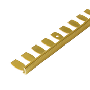 DURAL angle profile for bending Z-Flex DUROSOL brass natural 11mm 250cm