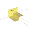 3D-Ecke rechts DURABASE ET-S gelb 100x120x28mm
