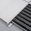Fußmattenrahmen ENTRY Aluminium eloxiert silber 300cm