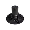 Stelzlagersockel FLEXIBAL BA Aluminium schwarz-blau 133mm