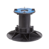 DURAL pedestal FLEXIBAL BA plastic black-blue 133mm