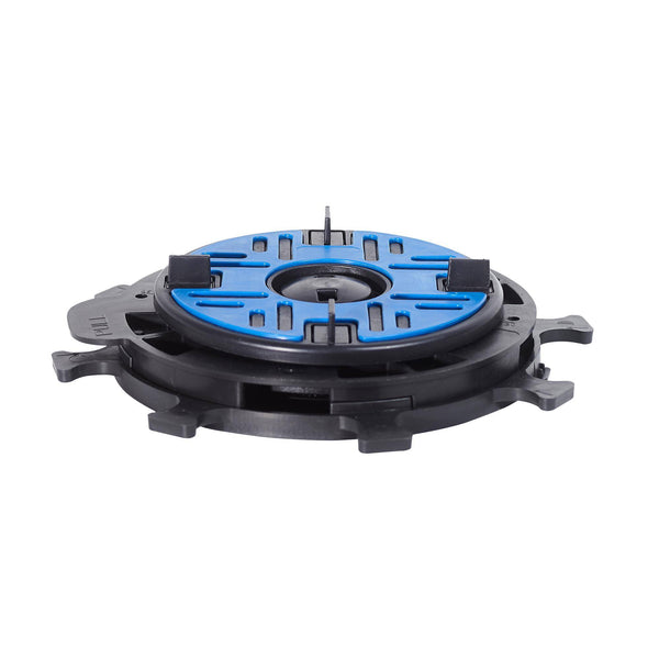 Stelzlager FLEXIBAL MB Aluminium schwarz-blau 25mm