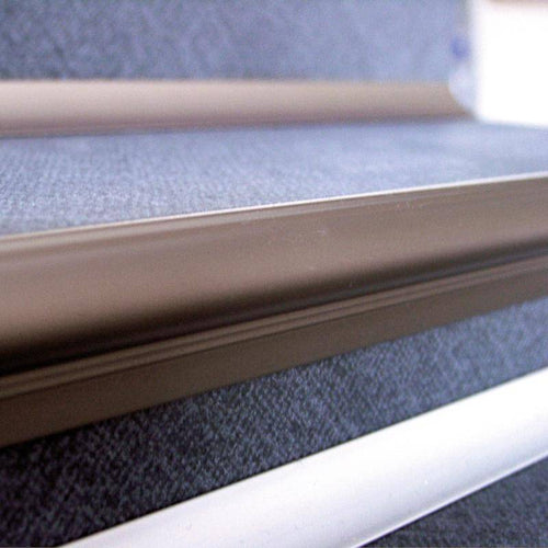 Treppenstufenprofil FLORENTOSTEP Aluminium eloxiert titan 9mm 250cm