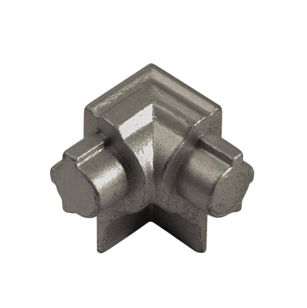 Innenecke FLORENTOSTEP Metalldruckguss titan 9mm