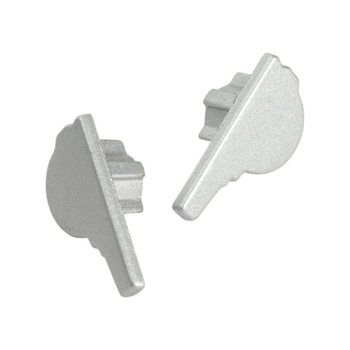 Embout DURAL gauche FLORENTOSTEP métal moulé argent 9mm