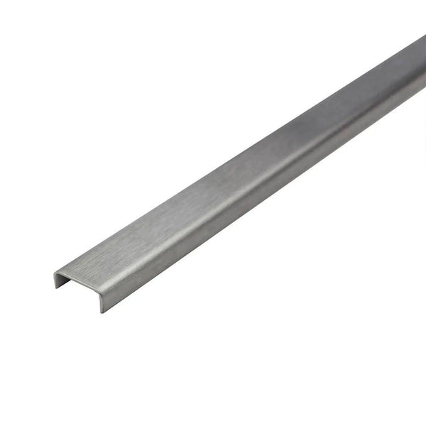 Wandanschlussprofil SHOWER-GK CONNECT Edelstahl (V2A/304) gebürstet 8mm 150cm