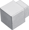 FLIESENEXPERT 24 Angle intérieur et extérieur LARGO CANTO Métal coulé sous pression argent 9mm