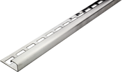 FLIESENEXPERT 24 Profilé carré LARGO CANTO Acier inoxydable (V2A/304) naturel 12,5mm 300cm