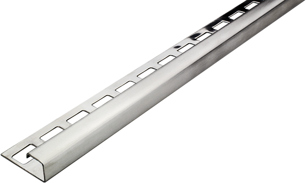 FLIESENEXPERT 24 Profilé carré LARGO CANTO Acier inoxydable (V2A/304) naturel 9mm 250cm