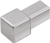 FLIESENEXPERT 24 Angle intérieur et extérieur LARGO CANTO Métal coulé sous pression brossé 7mm