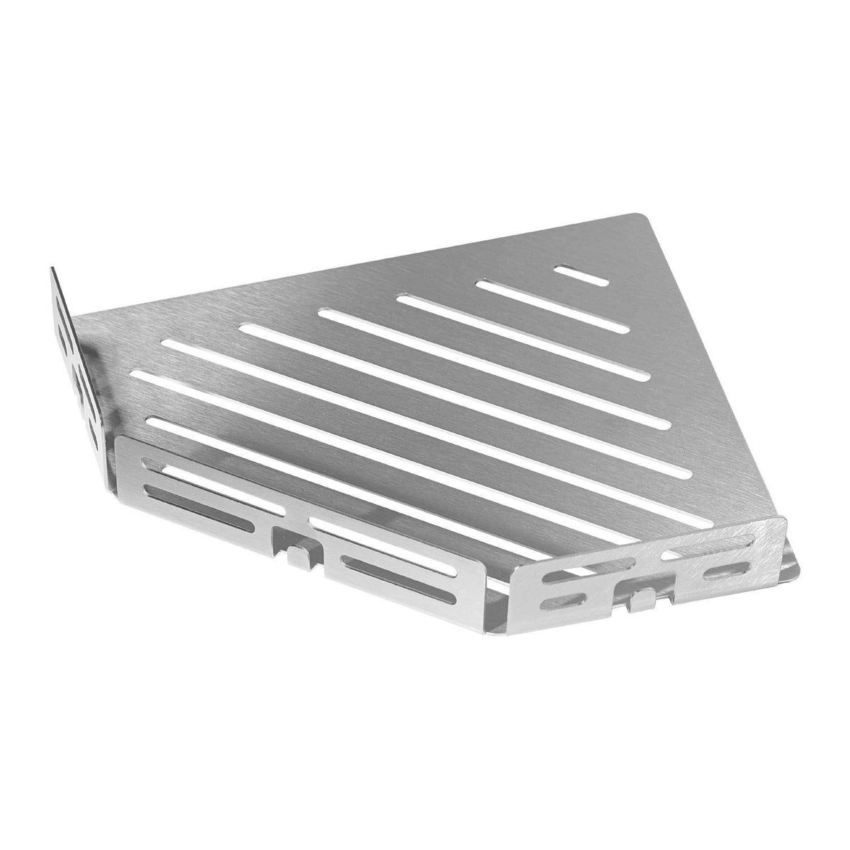 Eckablage mit Reling TI-SHELF LINE Edelstahl (V2A/304) natur 32mm