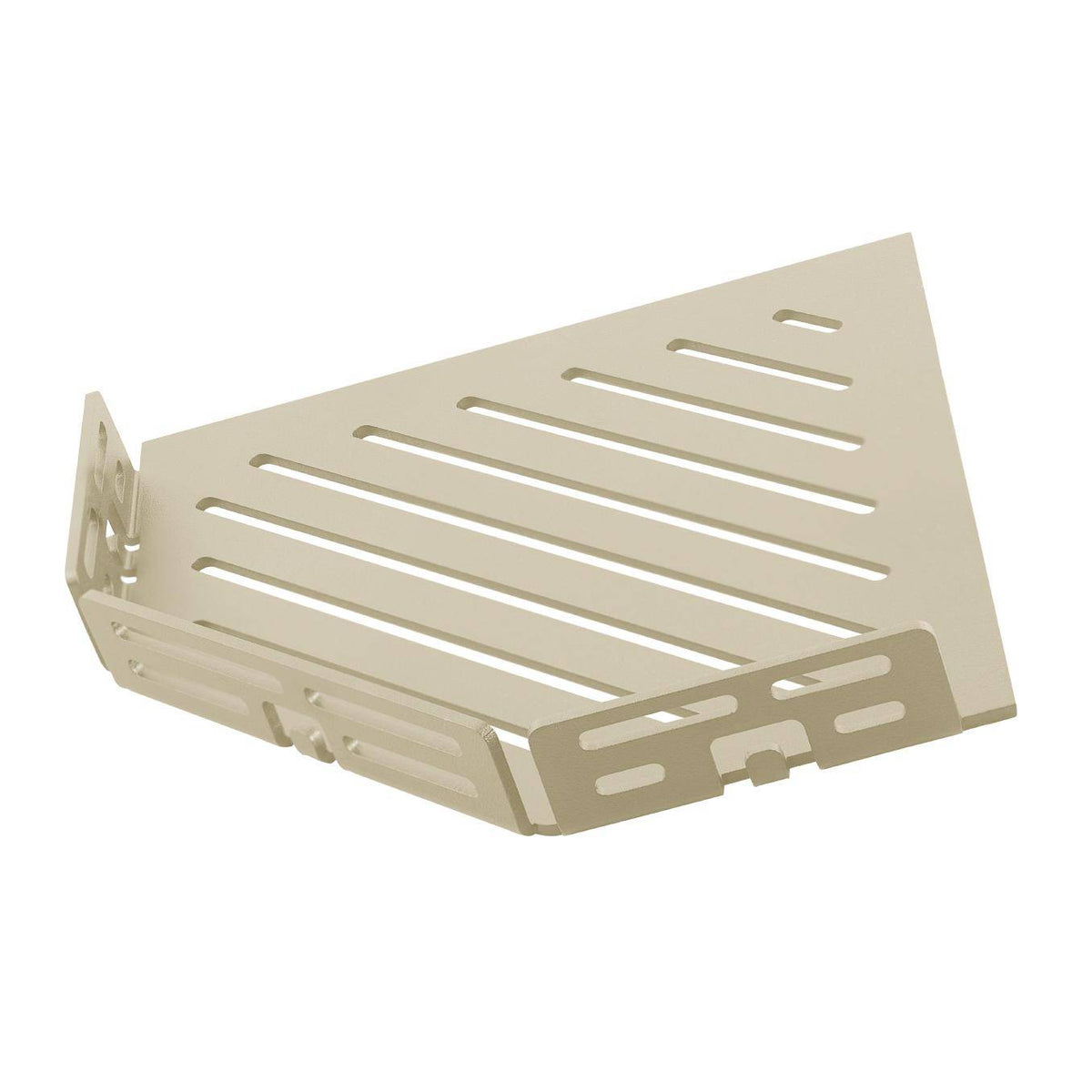 Eckablage mit Reling TI-SHELF LINE Aluminium strukturbeschichtet sand 32mm